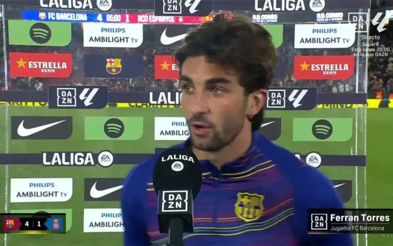 فيران توريس: أنا محاط بـ”ضجيج خارجي”.. وهدفي أمام إسبانيول يزعج المنتقدين